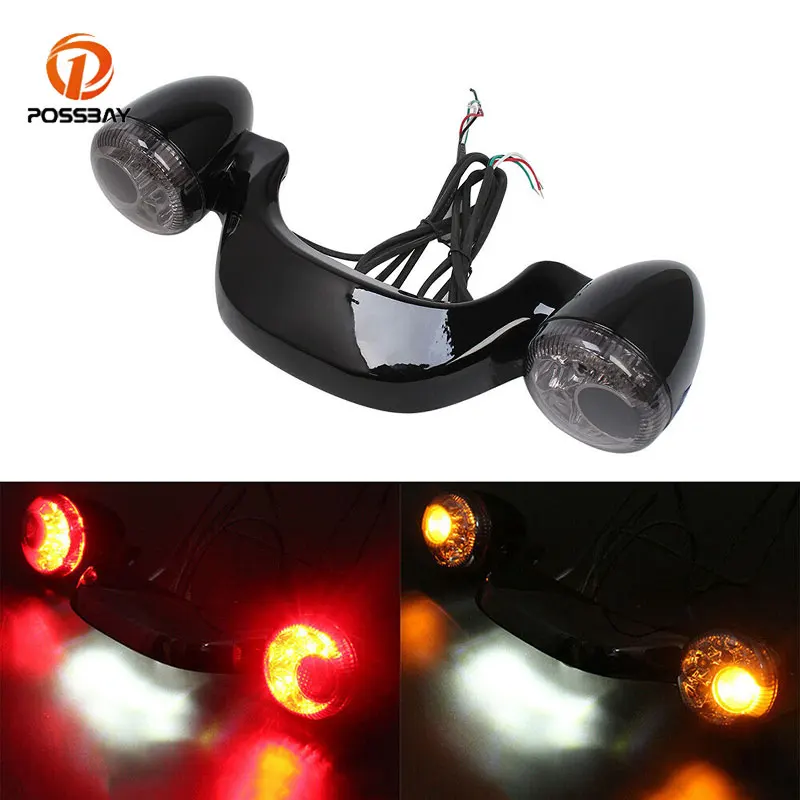 

2pcs Motorcycle LED Rear Turn Signal Brake Light Bar Lamp for Harley Touring Street Road Glide CVO Custom FLHRXS FLHX 2010-2019