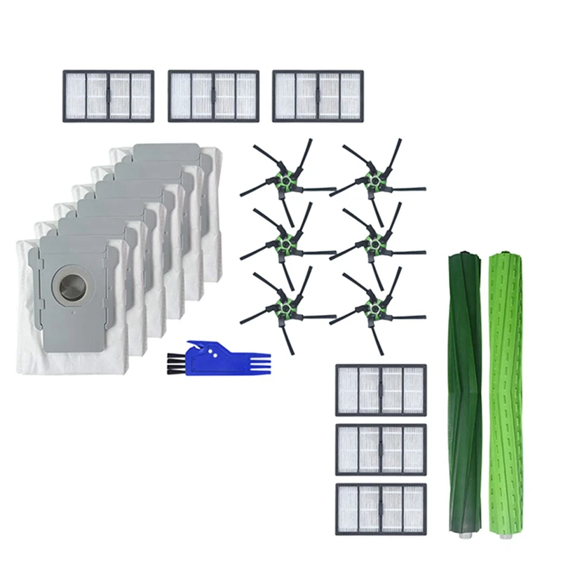 

Сменные детали: роликовая щетка, боковая щетка, HEPA фильтр, совместимый с Irobot Roomba S9, аксессуары для пылесоса