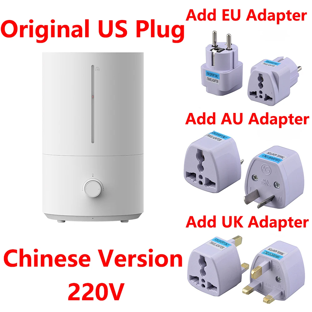 

Увлажнитель воздуха MIJIA 2, производительность 300 мл/ч, емкость 4 л, большой объем, низкий уровень шума, контроль влажности...