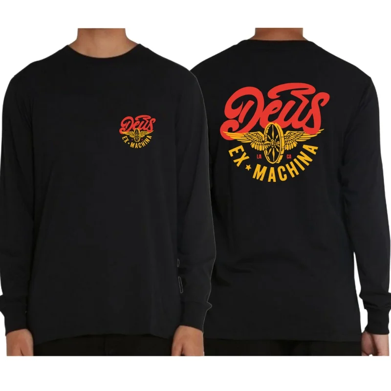 Футболка мужская свободного кроя хлопковая тенниска с длинными рукавами и