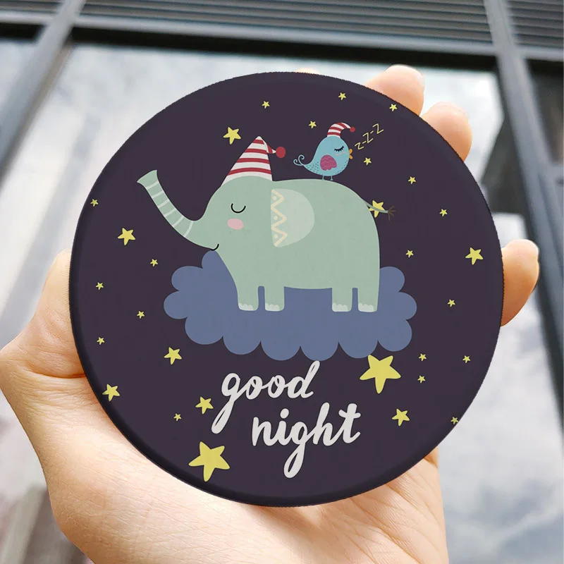 

Personalized Top-end Diatom Mud Cup Pad Fairy Tales Fable Cute Coasters Cute Coasters Luxury Designer Cup Mat Wedge Placemat Cof