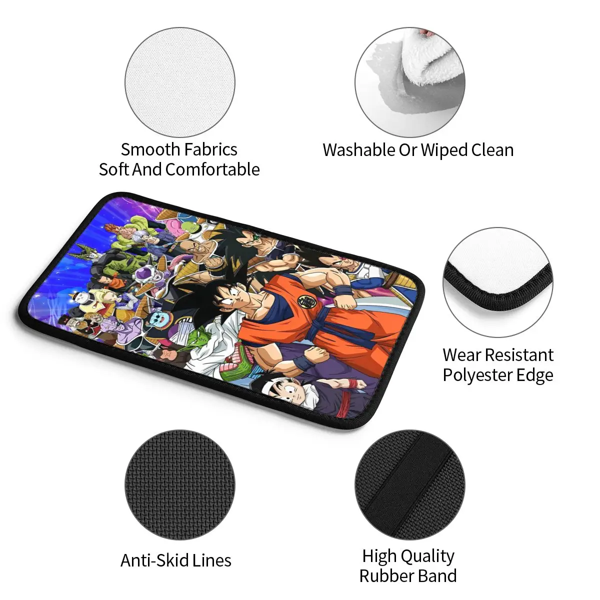 Универсальный автомобильный подлокотник 32x19 см кожаный коврик Dragon Ball Z чехол для