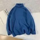 Свитер Biggorange Женский, Осень-зима, теплые водолазки, повседневные свободные женские свитера оверсайз, вязаный пуловер, топ, y2k