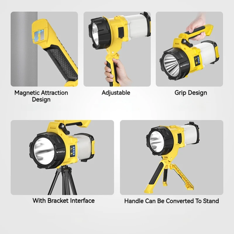 Smile Shark St3425a Перезаряжаемый Проектор Портативная Ручная Уличная Лампа С Дисплеем