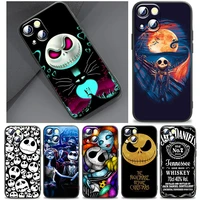 nightmare christmas jack phone case for iphone 11 12 13 mini 14 pro max 11 pro max x xr plus 7 8 se silicone cover