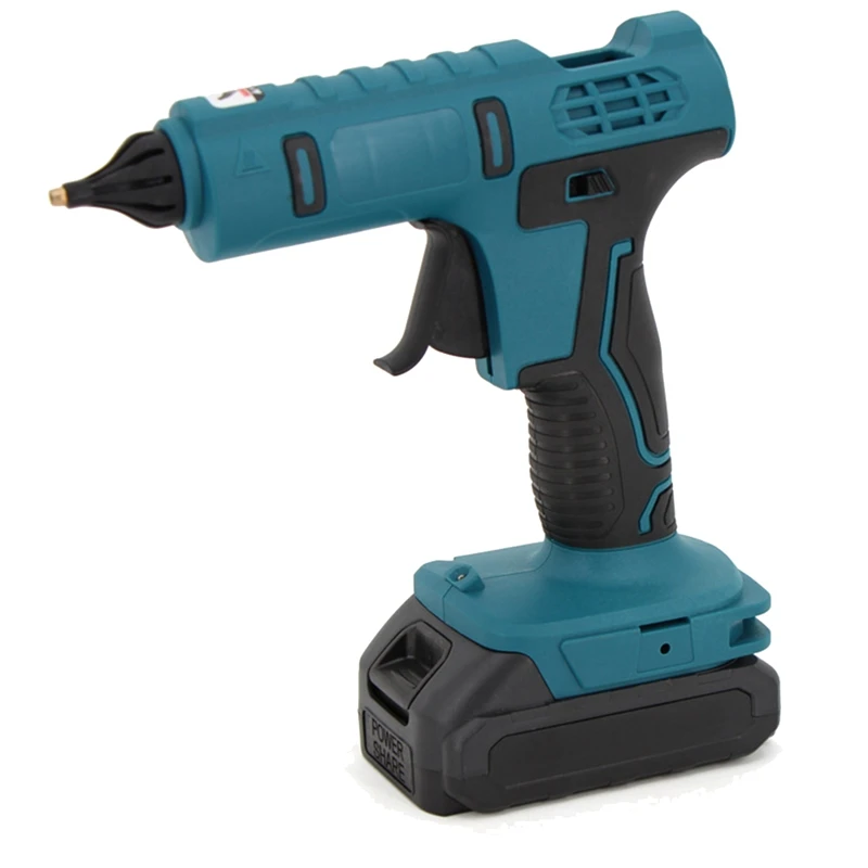 

Cordless Electric Hot Melt Glue Gun Rechargeable Blue With Glue Sticks For Makita 18V Battery