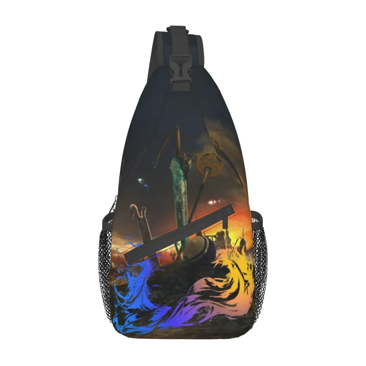 

FINAL FANTASY BAG FINAL FANTASY Shoulder Bags this is my story Casual Chest Bag Sling Bag Outdoor Graphic Design Crossbody Bags