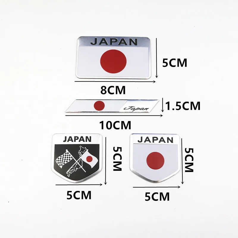 Стайлинг автомобиля 3D металлический японский флаг эмблема значок Логотип