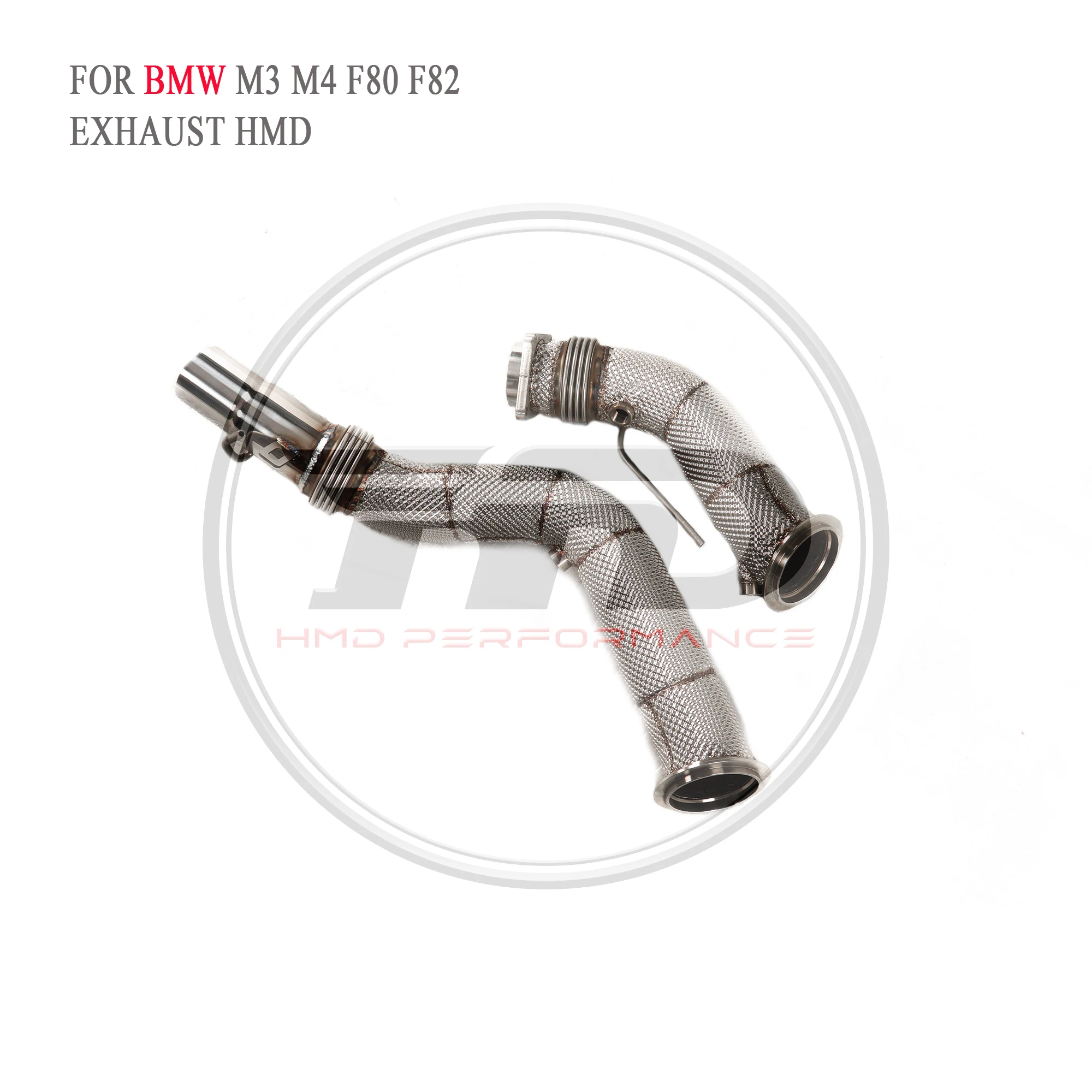 HMD выхлопная система высокая производительность потока для BMW M3 M4 F80 F82