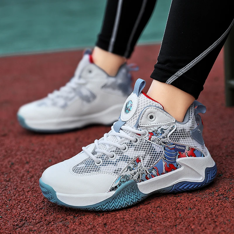 Children's Shoes Kids Sneakers Boys Basketball Shoes Mesh Breathable Sport Shoes Boys Girls Casual Shoes Footwear Tenis Infantil