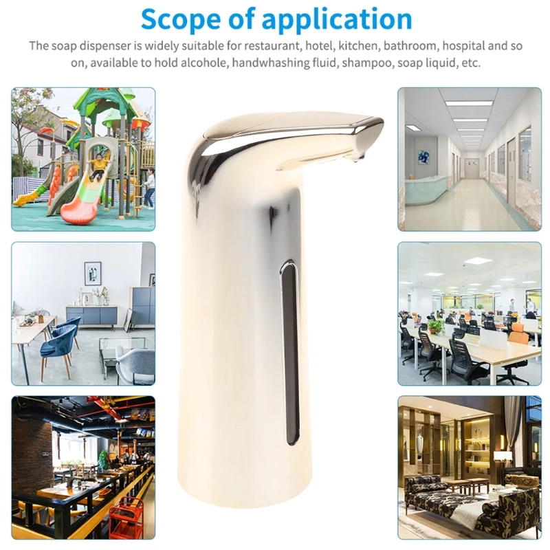

Household Auto-sensing Foaming Soap Dispenser Contact-free Countertop Soap Dispenser Bathroom Accessories