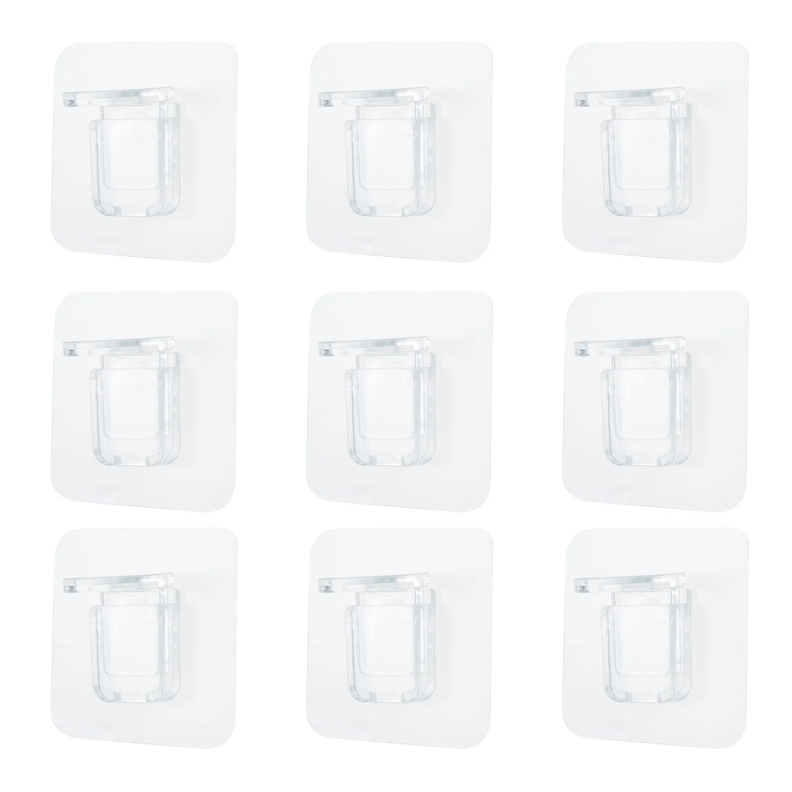 

20Pcs Cabinet Partition Layer Shelf Paste Hook Adhesive Closet Shelves Clips