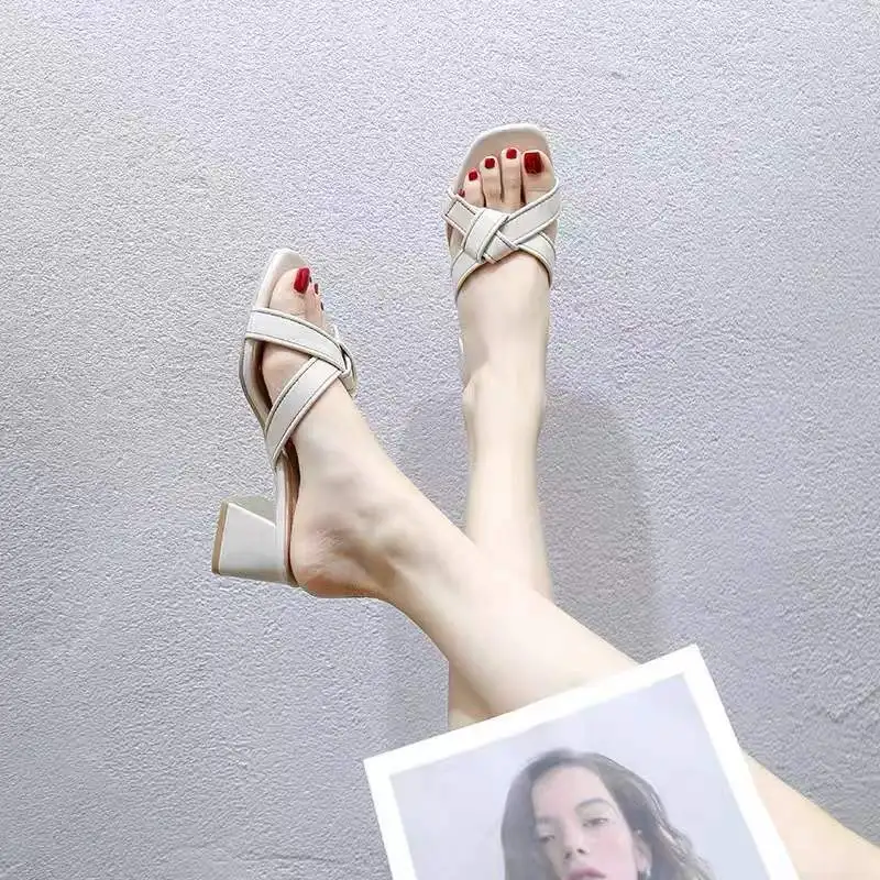 Сандалии женские из ПУ кожи элегантные Босоножки с открытым носком бантом без