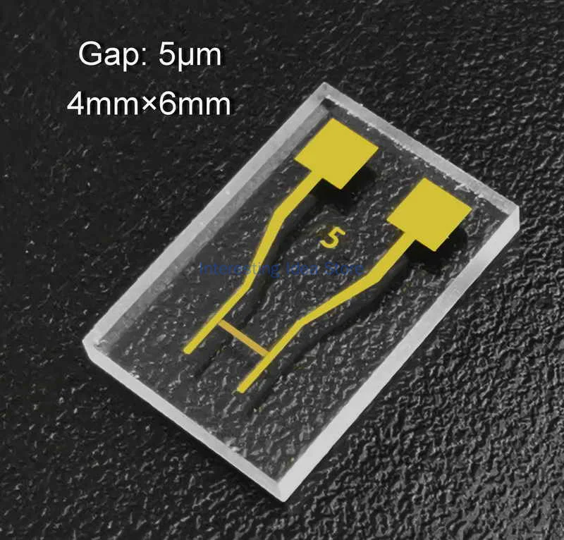 

5 Micron 10 Micron 20um Transparent Interdigital Electrode Quartz Glass Gas Bioelectrochemical Sensor, Photoelectric Detection