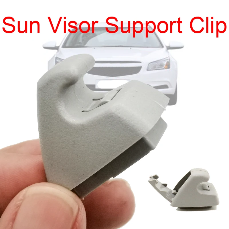 Sun Visor Clip For GM Chevrolet Opel 95994975 Cruze Sonic Spark Auto Sun Visor Hook Support Bracket Car Interior Accessary