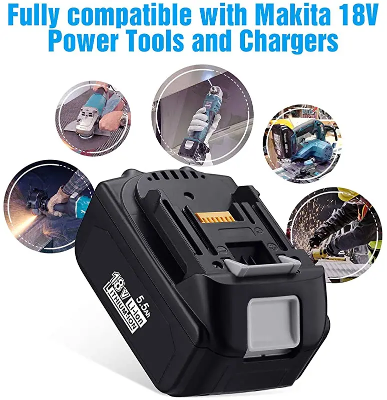 Перезаряжаемый литий-ионный аккумулятор Bonacell BL1860 18 в 6000 мАч для Makita BL1840 BL1850 BL1830