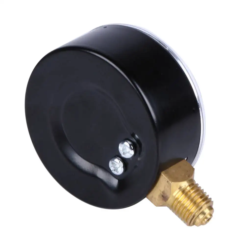 

0-6bar 1 4 NPT Thread Pressure Gauge Side Mount Manometer Dial Plate for Fuel Air Oil Water Pressure Measuring Tools