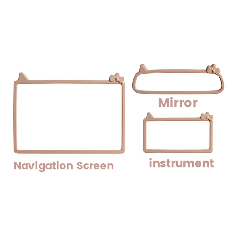 3 шт. защитная рамка для салона автомобиля BYD Dolphin Mini/BYD Seagull