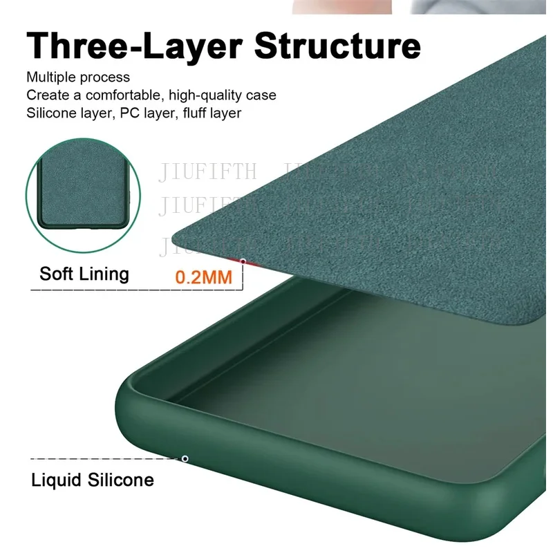 Funda Original Liquid Silicone For Infinix Smart 9 Hot50i Armor Rubber Case itel S23 + Plus Zero 30 Pro Note 40 5G Smart8