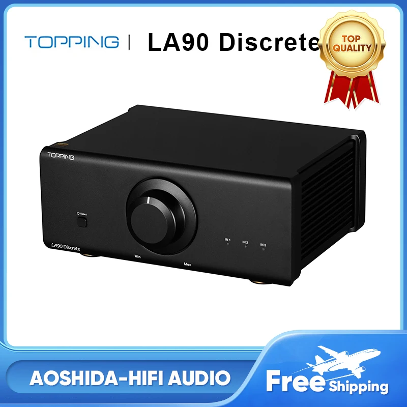 TOPPING LA90 дискретный аудио усилитель мощности высокого разрешения 120 Вт * 2 стерео усилитель моно 220 Вт 3 * XLR TRS сбалансированные входы
