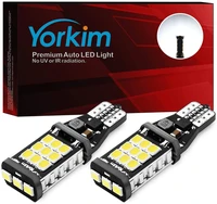 yorkim 921 led bulb 912 led reverse lights high power 2835 21 smd chips error free t15 led bulb brake up light bulbs pack of 2