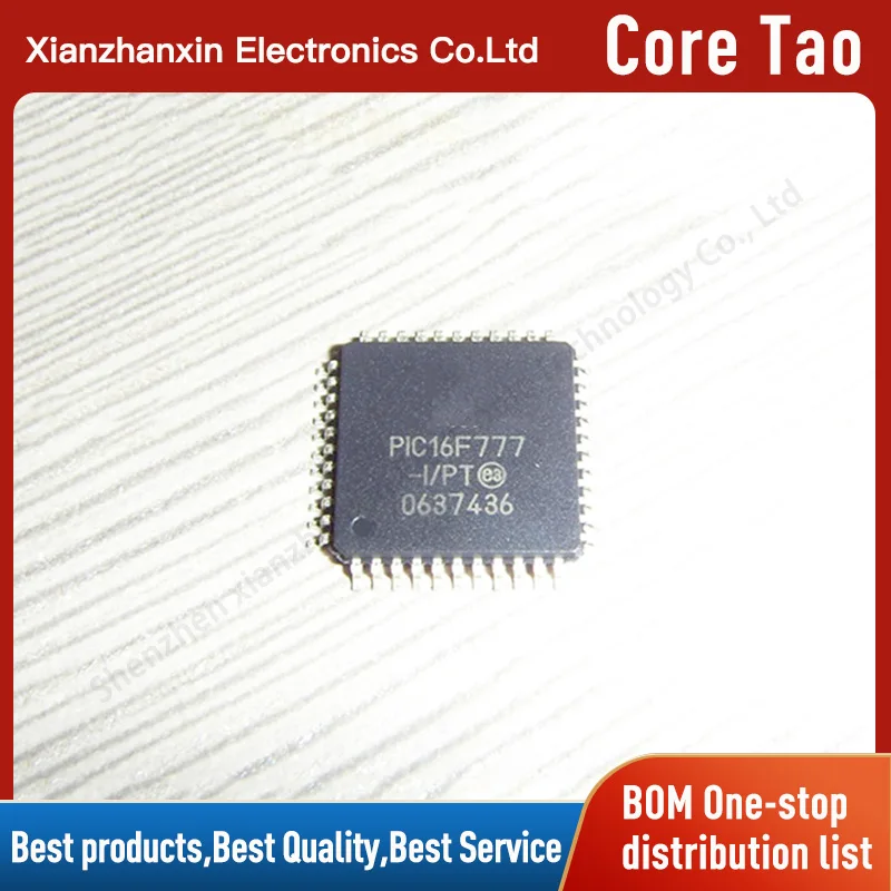 

1PCS/LOT PIC16F777-I/PT PIC16F777 QFP44 Microcontroller chips in stock