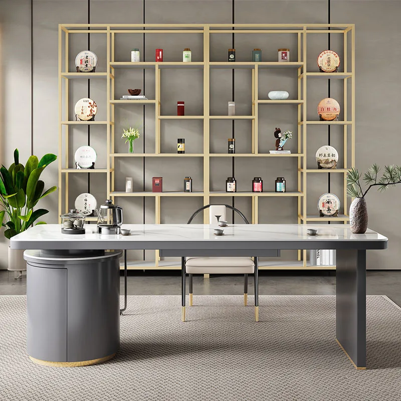 Роскошная книжная полка стеллаж для хранения из алюминиевого сплава