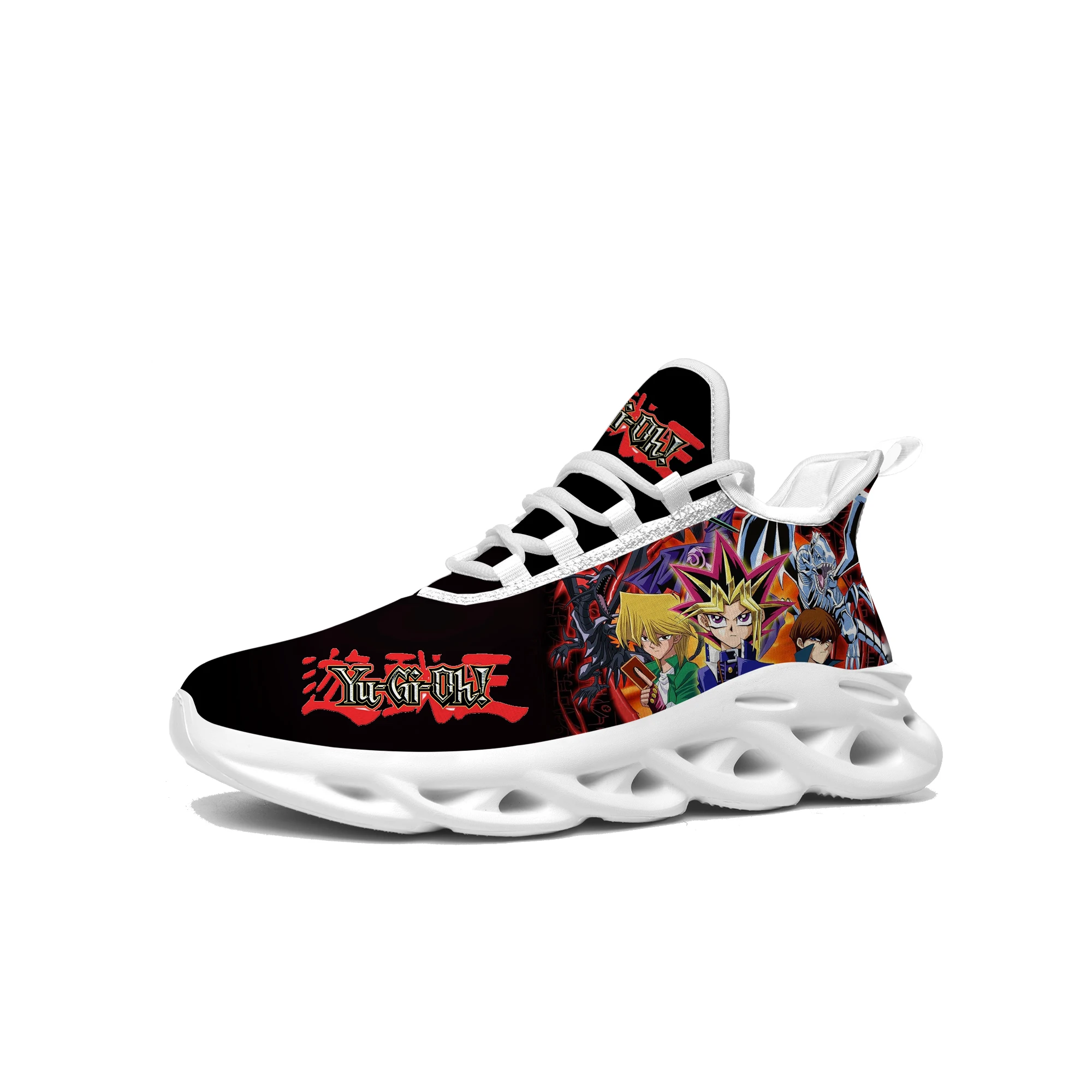 

Yu Gi Oh Sneakers Cartoon Game Mens Womens Teenager Sports Running Shoes High Quality Fashion Custom Made Built Lace Up Shoes