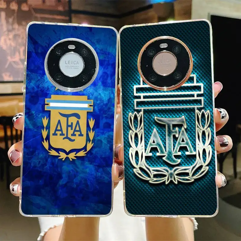 

RuiCaiCa Argentina Flag Phone Case for Samsung S21 A10 for Redmi Note 7 9 for Huawei P30Pro Honor 8X 10i cover