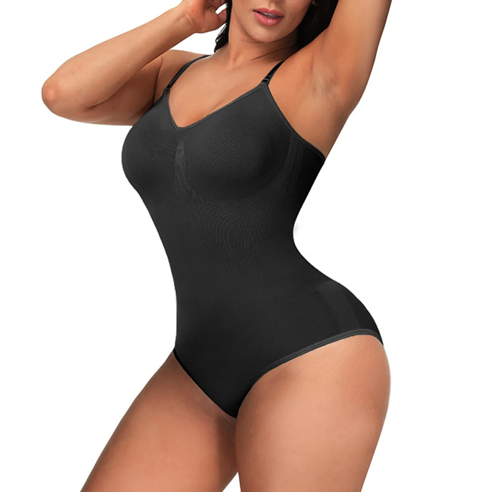 

Camisole Bodysuit For Women Tummy Control Slimming Sheath Shapewear Butt Lifter Seamless Thong Body Shaper Tank Tops Corset