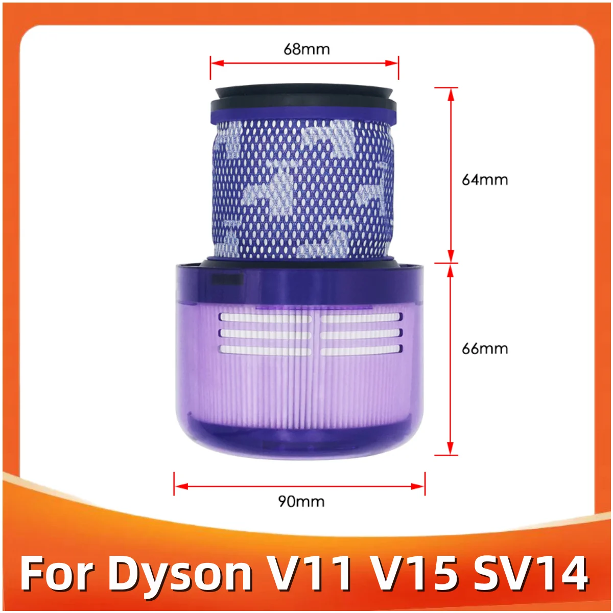 

HEPA-фильтр для пылесоса Dyson V6 V7 V8 V10 V11 V12 SV12 SV14 SV18