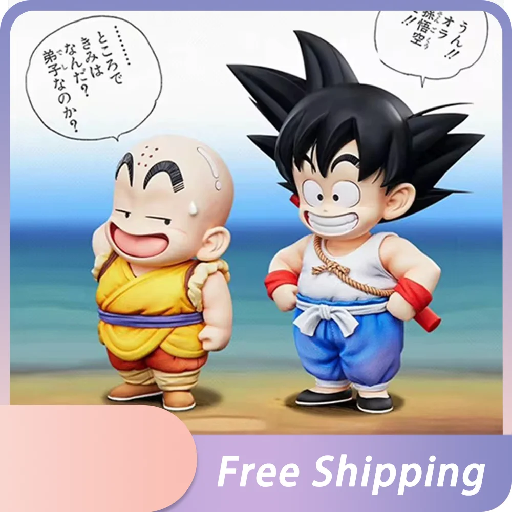 Фигурки Аниме Dragon Ball-sun Goku Krillin Коллекционные Модели Игрушки Из Пвх Для Детей