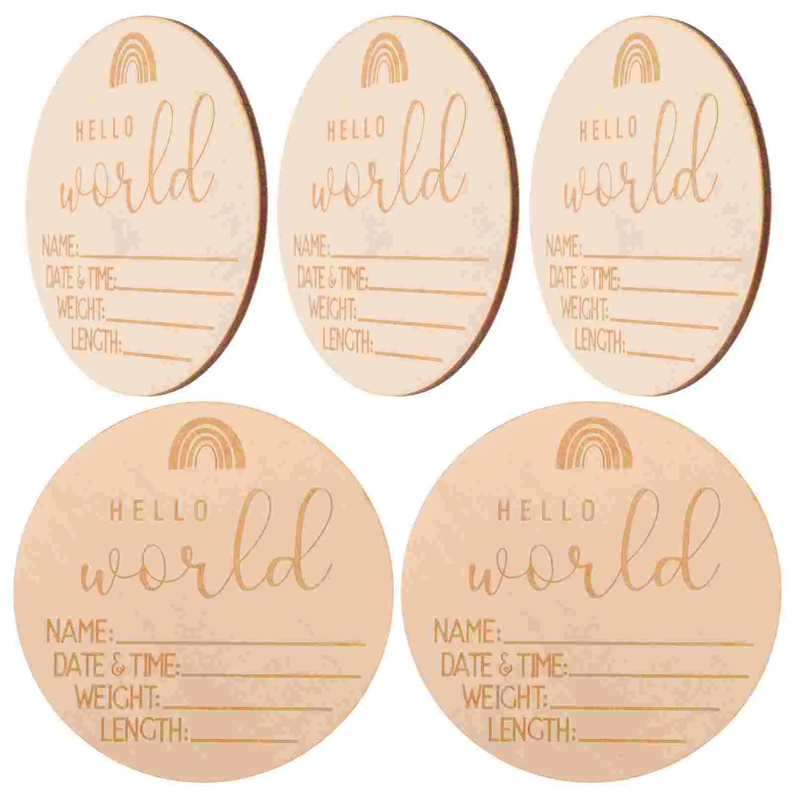 

Take Pictures Wood Chips Hello World Sign Baby Birth Announcement Newborn Signs