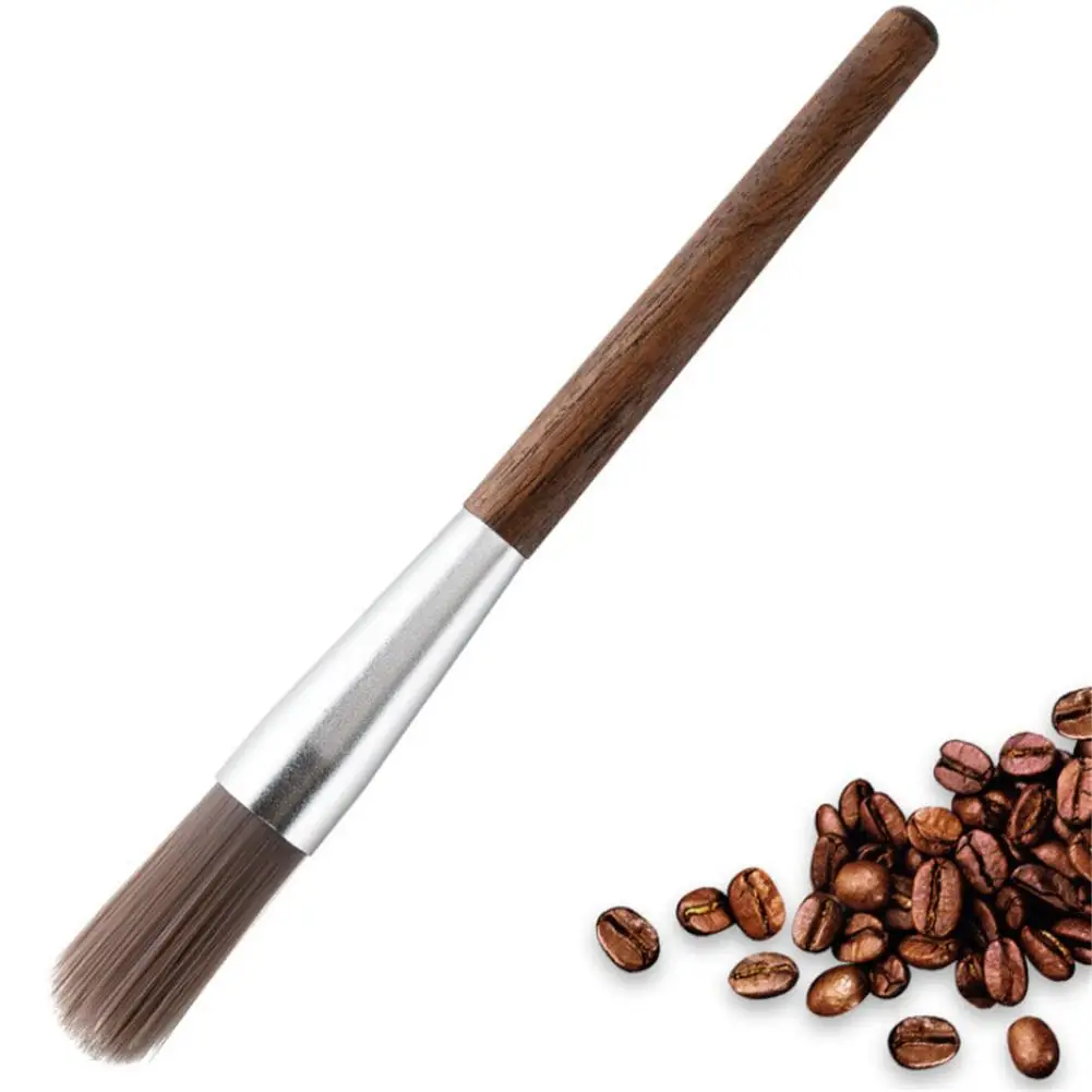 

Кофейная искусственная натуральная щетина, зеркальная Чистящая Щетка для эспрессо, щетка для кофемашины с длинной ручкой, инструмент для б...