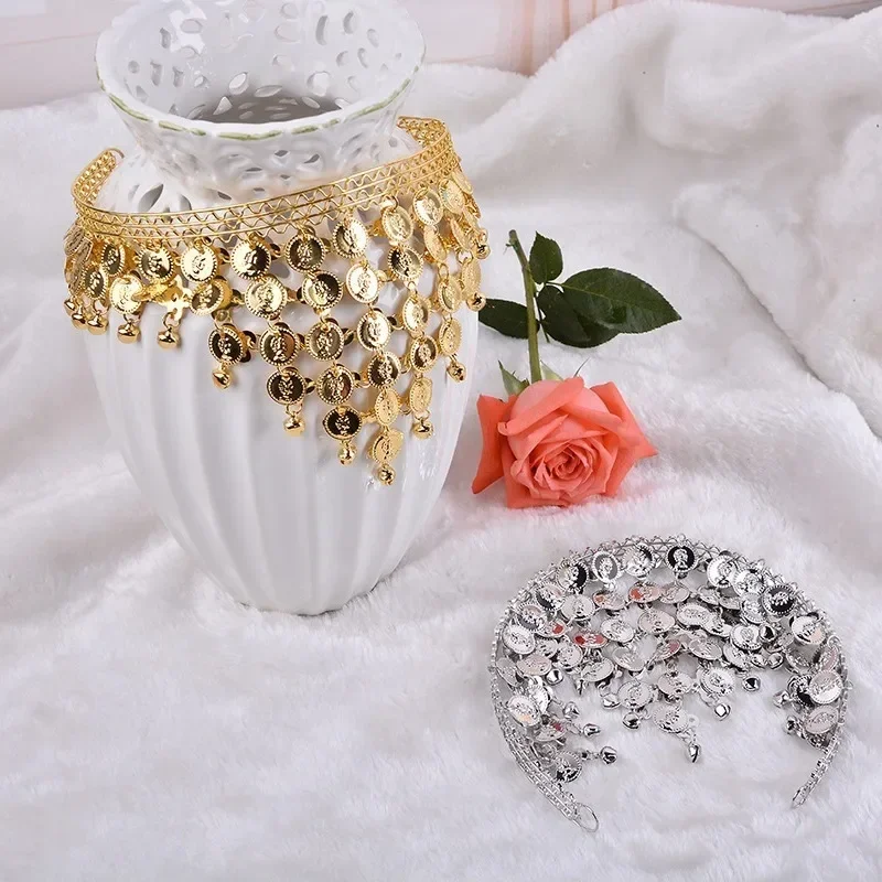 Аксессуары для живота из искусственной кожи индийских танцев. Многослойная