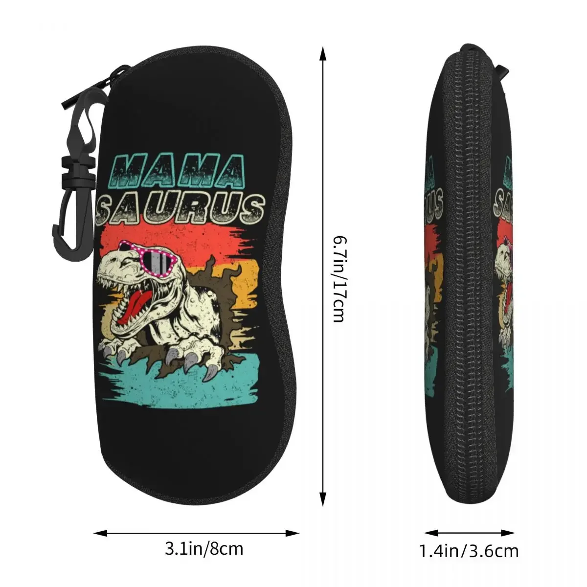 Чехол для очков T Rex Dinosaur Mama Saurus на заказ одинаковый чехол День матери Mamasaurus