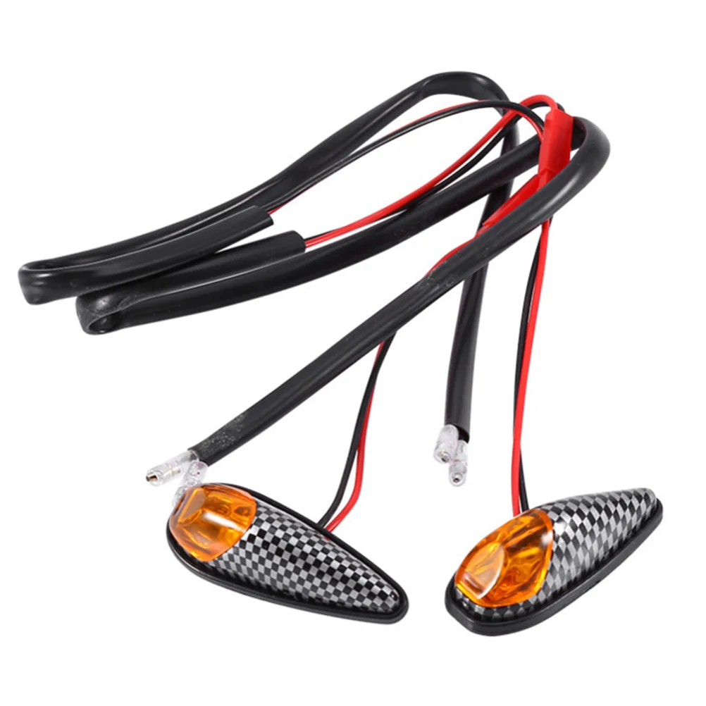 

Turn Led Motorcycle Indicators Turning Lights Motorbike Modified Color Tail Lamp Signals Light Indicator Lens Flat Flashing