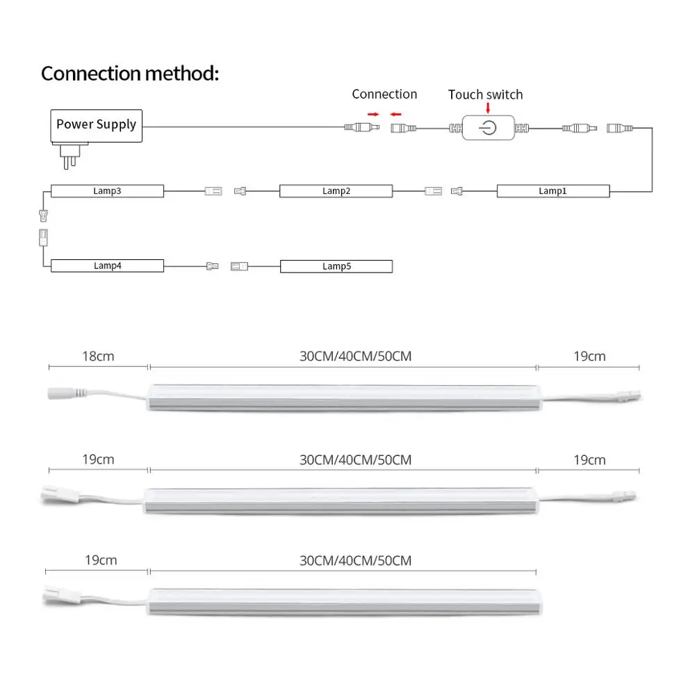 1-5 шт. сенсорная панель из алюминия