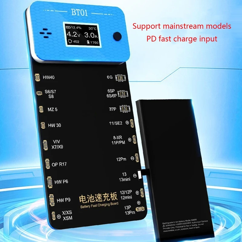 

1 Pc BT01 Battery Fast Charging Board BT01 Battery Activation Quick Charge For Smart Phone 6-13 Pro Max Androids One-click