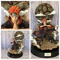 23cm akatsuki chieftain gk deva path pain scenes pvc statue action figure collect model toy