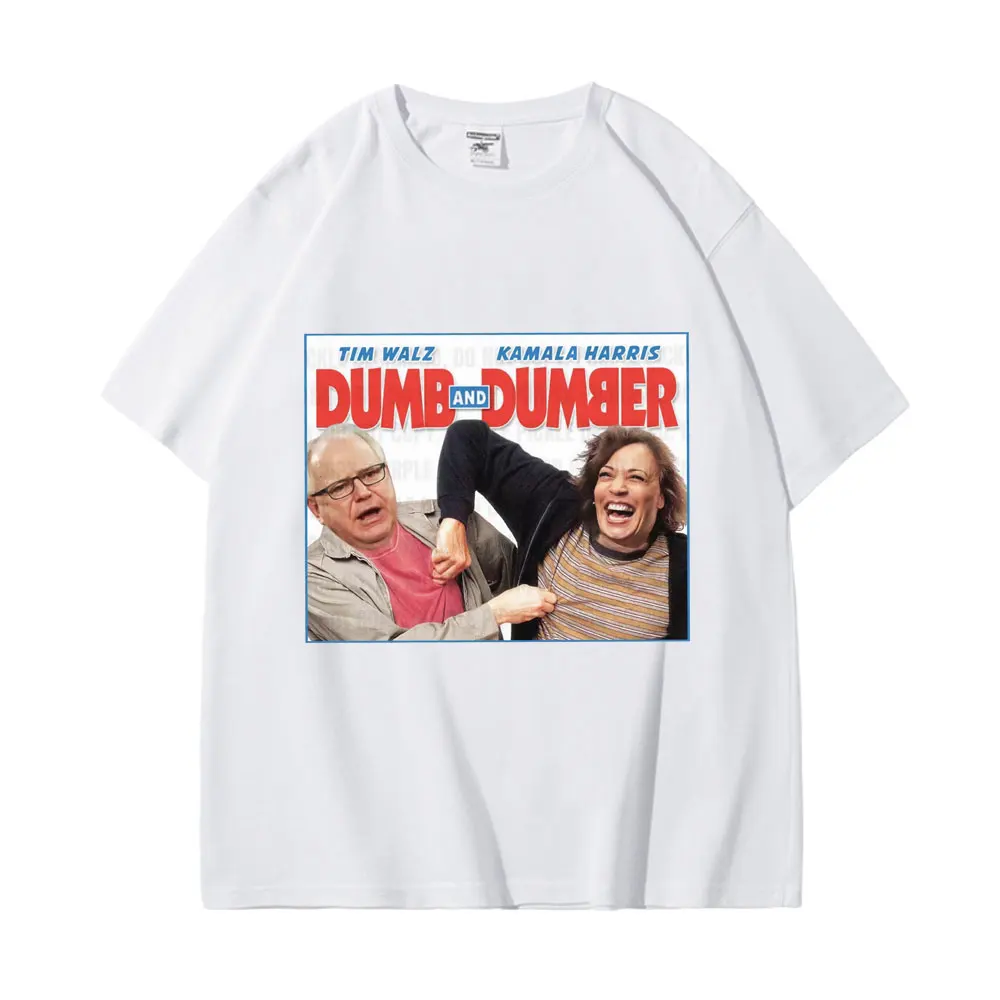 Забавная футболка с рисунком Камала Харриса Тима уолса и дамбера мужские женские