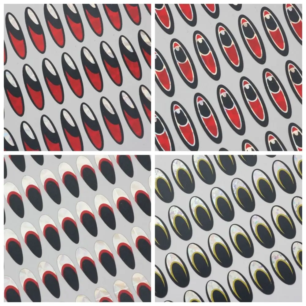 Реалистичная имитация рыбий глаз вспышка плоская голографическая рыболовная