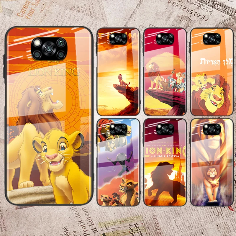

The Lion King Disney For Xiaomi Note 10 10T 11 11i Lite Ultra 5G Poco X3 NFC M2 Pro F3 X2 F2 Tempered Glass Phone Case