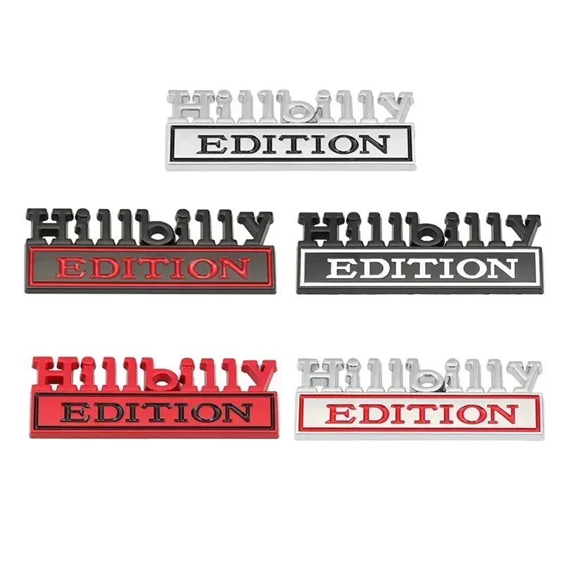 Автомобильная эмблема передняя решетка капота логотип Hillbilly Edition для Jeep Nissan Ford