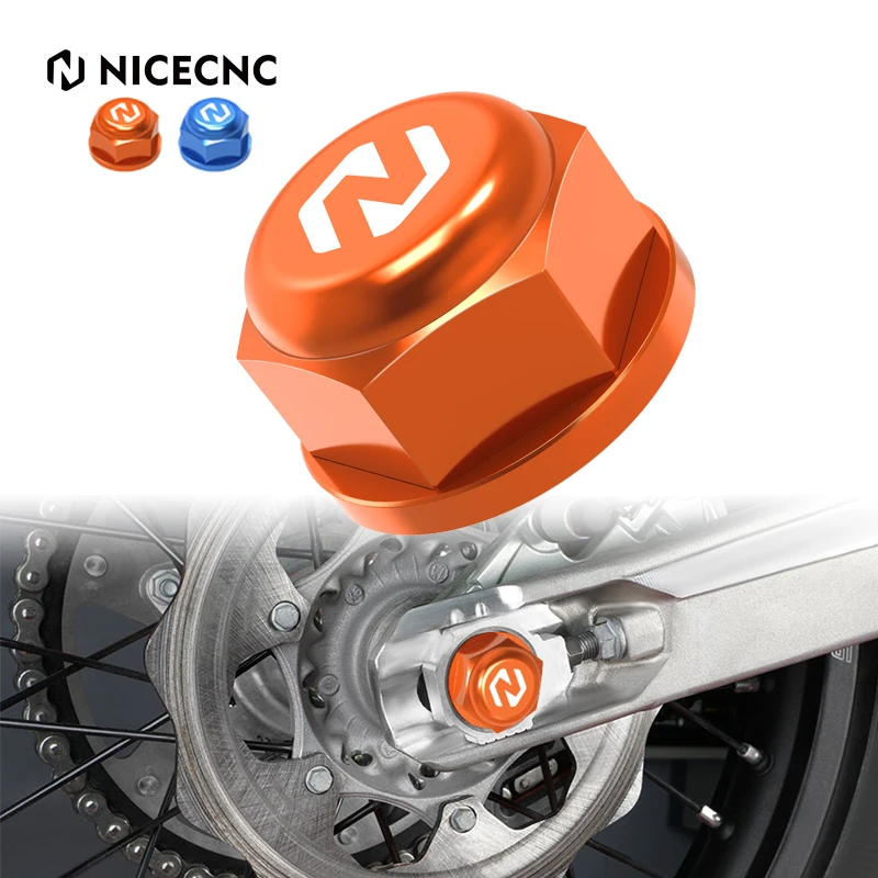 

M22xP1.5 Rear Wheel Lock Spindle Pin Nut For KTM SXF 350 450 150 250 300 500 XC SX XCF Husqvarna 150-450 FC FX TX TC 2023 2024