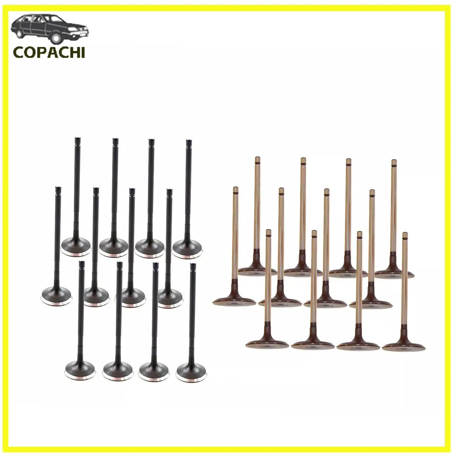 1 комплект впускного и выпускного клапана для Toyota Avalon Camry RAV4 Lexus 3.5L 2GRFE 2005-2015 годов