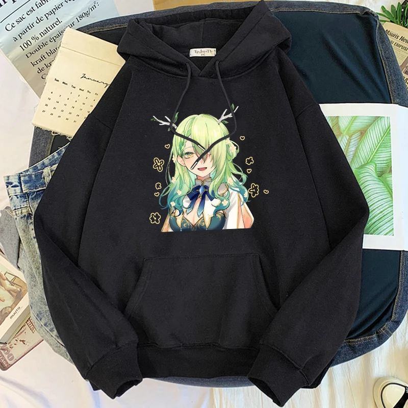 

Ceres Fauna Hololive Hoodies Mens Fleece Hooded Sweatshirts Long Sleeve Harajuku Casual Pullovers Moletom Masculino Hoodie Male