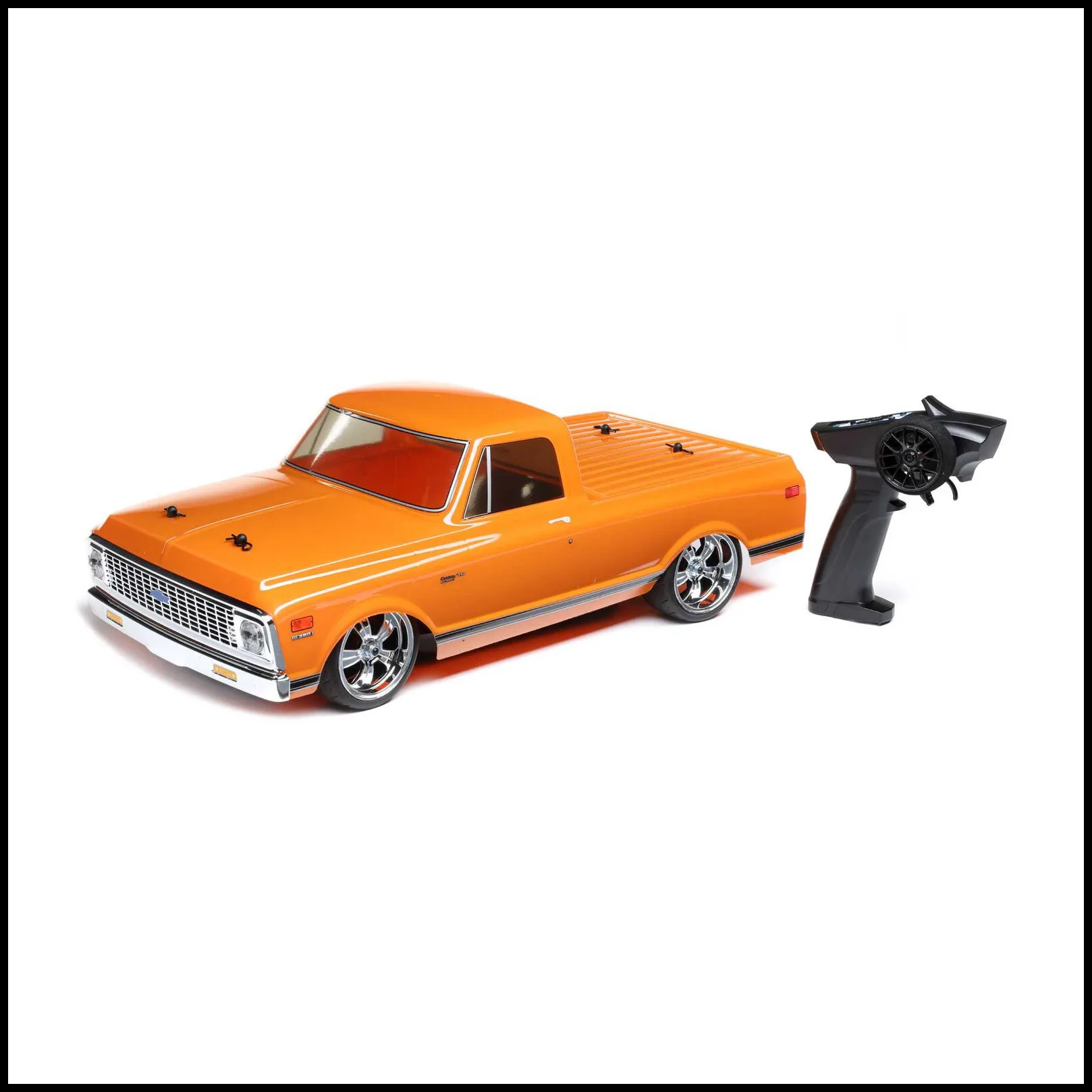 

Losi - LOS03034T1 1/10 1972 Chevy C10 V100 AWD грузовик для пикапа Brushed RTR, оранжевый