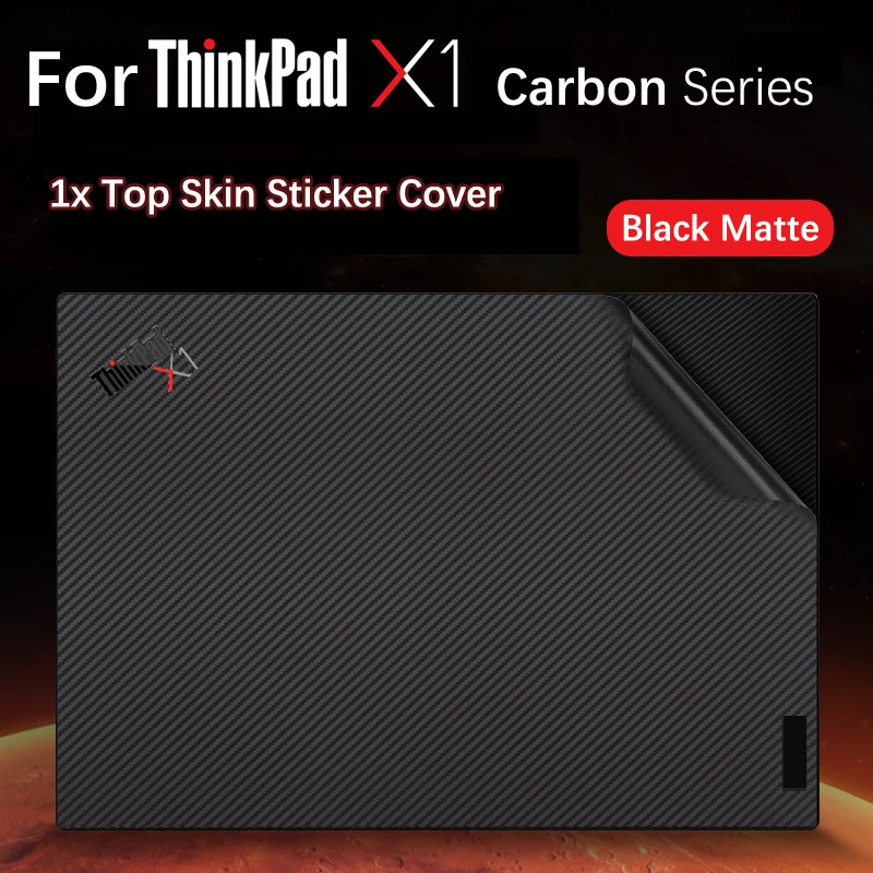 Фото Защитная наклейка-пленка для верхней части корпуса Lenovo ThinkPad X1 Series Gen13 12 11 10 9 8 7 6 5 4 3 2, для X1 Carbon 2013-2025, для ноутбуков и ПК №1