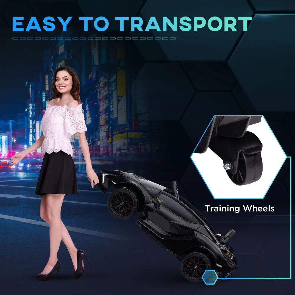 Aosom 12V Ride on Car Lamborghini SIAN Лицензированный электромобиль с батарейным питанием для